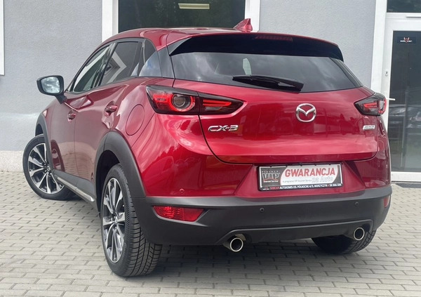 Mazda CX-3 cena 77500 przebieg: 144000, rok produkcji 2020 z Tarnów małe 596